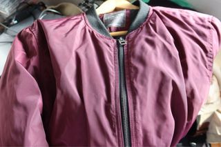 Cazadora Bomber Roja Granate Primark