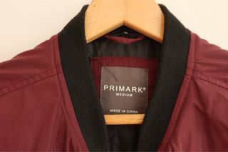 Cazadora Bomber Roja Granate Primark