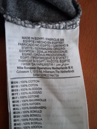 Camiseta Nike Talla M Chico