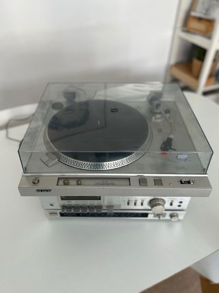 Sony Tocadiscos PS-T25 y Radio Cassette TC-K35M