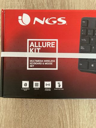 Kit Teclado y Ratón NGS Allure Inalámbrico