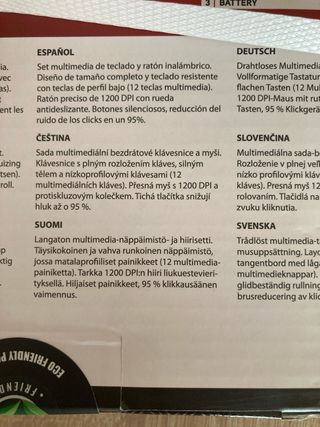 Kit Teclado y Ratón NGS Allure Inalámbrico