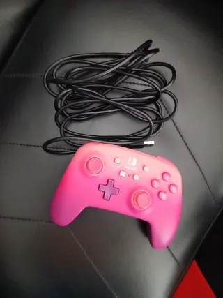 Mando Switch Rosa/Morado + Cable