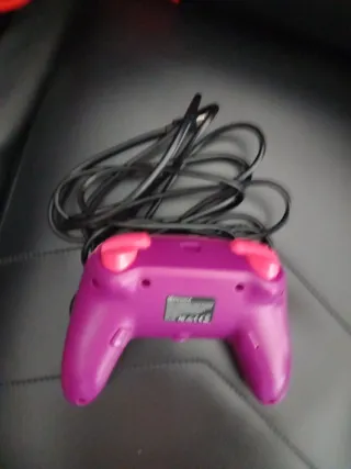 Mando Switch Rosa/Morado + Cable