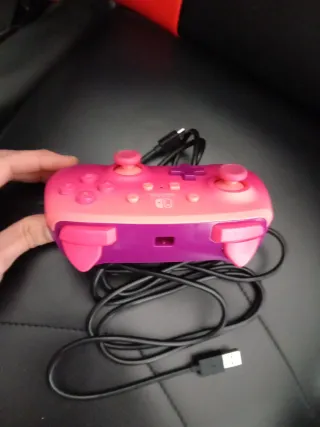 Mando Switch Rosa/Morado + Cable