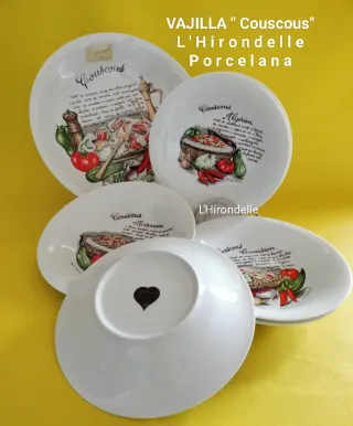 Vajilla Couscous L'Hirondelle Porcelana
