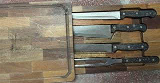 Set 4 Coltelli Acciaio Inox Hi-Quality