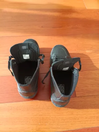 Botas Vans altas de cuero negras. N⁰ 39