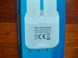 2u. Tubo Fluorescente 55W.