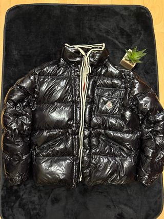 Chaqueta Moncler Laqué Puffer Negra