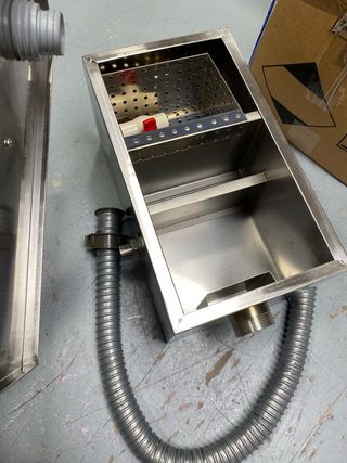 Armadilha de gordura inox 350x200x200mm