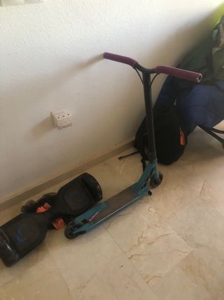 Patinete Freestyle Azul y Morado