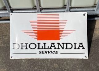 Raro Cartel Esmaltado Vitrificado DHOLLANDIA