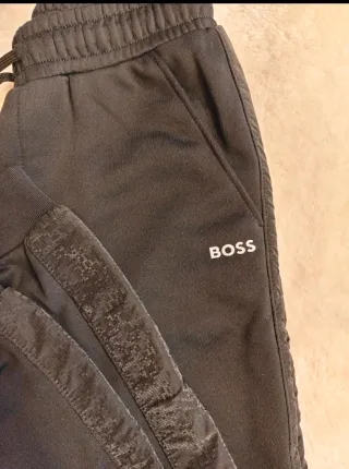 Pantalón chándal Boss niño 7/8 años negro