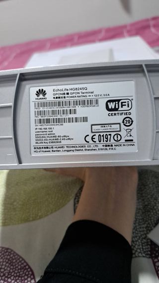 Modem Router ONT Fibra Ftth Huawei HG8245Q Windtre