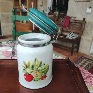 Tarro vintage+regalo cuadro