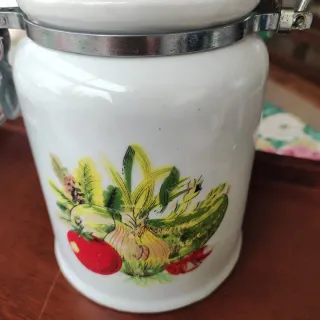 Tarro vintage+regalo cuadro