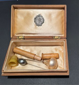 Scatola portagioie decorata