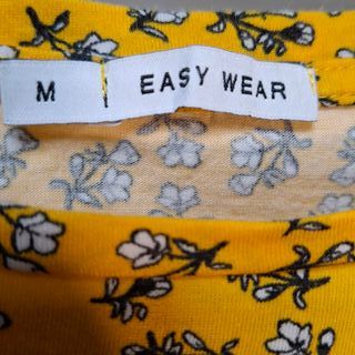 Camiseta amarilla floral Easy Wear talla M