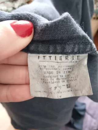 Camicia Romeo Gigli Uomo Lino Blu Tg 54