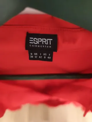 Blusa roja mujer Esprit