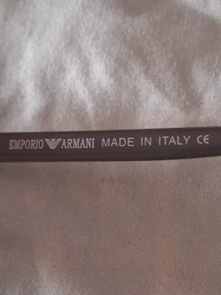 Gafas Emporio Armani Marrón y Dorado