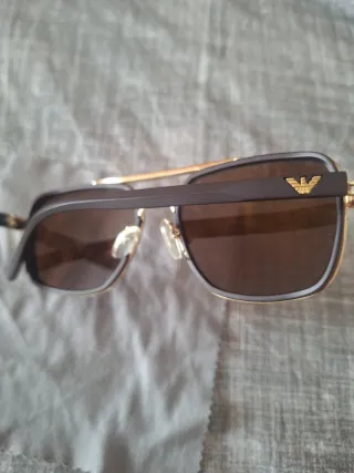 Gafas Emporio Armani Marrón y Dorado