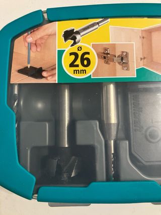 LOTE 2 SETS DE BROCAS INSTALACION DE BISAGRAS