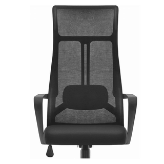 Sillón alto oficina AMIENS. Negro. Respaldo malla