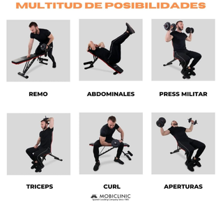 Banco de musculación Plegable