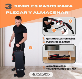 Banco de musculación Plegable