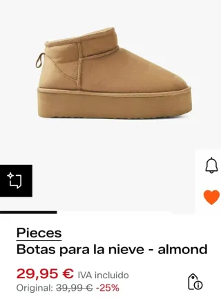 Botas Invierno Plataforma.  Marrón "Tipo" UGG