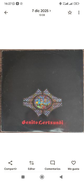 Doble LP ELKAR 47-48 - Benito Lertxundi