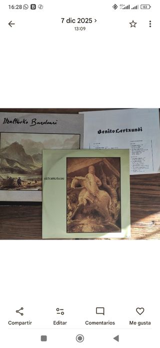 Doble LP ELKAR 47-48 - Benito Lertxundi