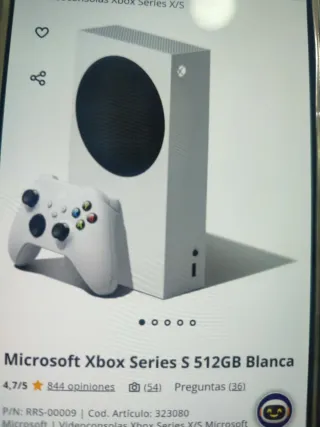 Xbox Series S 512GB Blanca