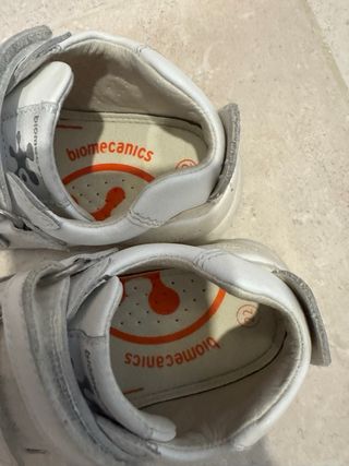 Zapatillas niño Biomecanics blancas talla 22