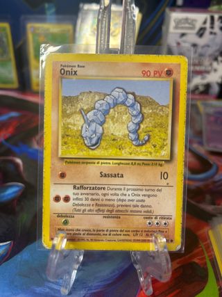 Carta Pokémon Onix Base 90 PV