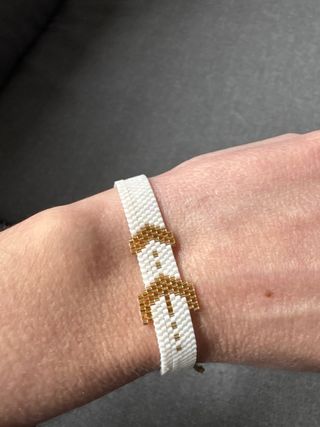 Pulsera Miyuki artesanal ajustable