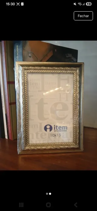 Moldura Prateada Item International 10x15