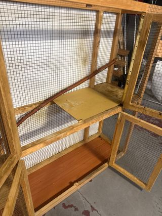 Jaula para mascotas de madera