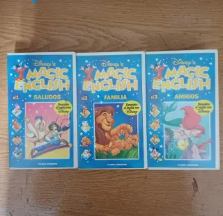 Disney's Magic English VHS (3 uds)