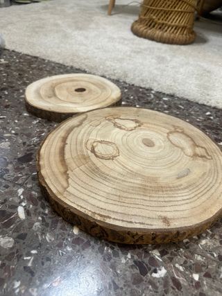 Set 2 Maderas Decorativas Rústicas