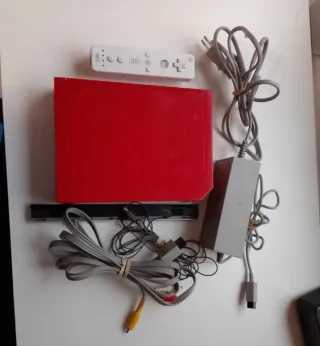 Nintendo Wii Roja Completa