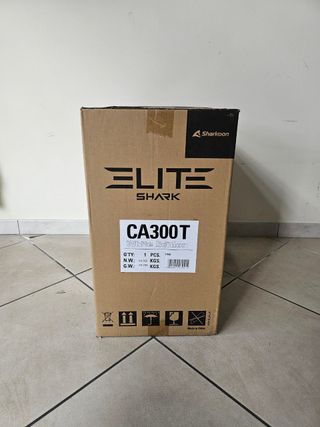 Sharkoon Elite Shark CA300T Case Gaming Bianco