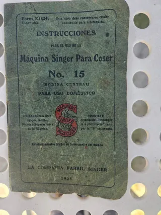 Máquina de coser Singer No. 15 - 1925