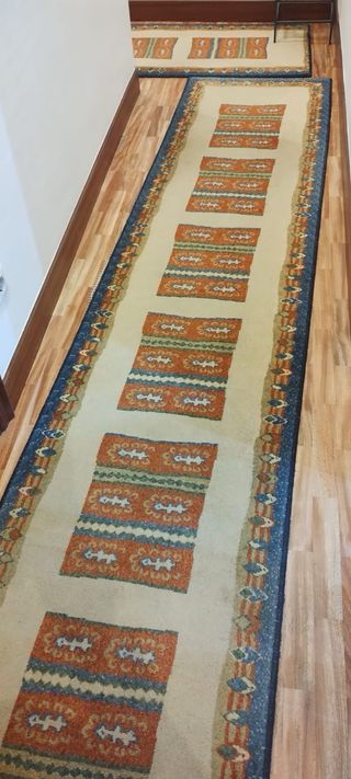 5 Alfombras de pasillo de lana – Motivos étnicos