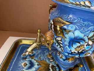 Set de Samovar Eléctrico Ruso Original - Tula "Enc