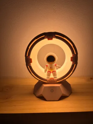 Lámpara Astronauta Rosa