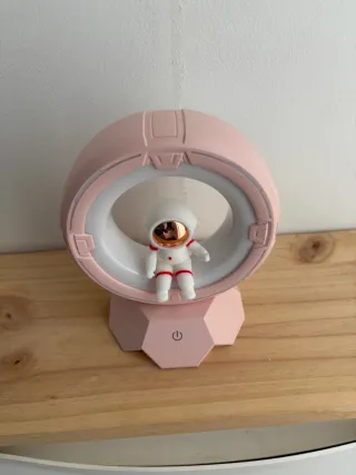 Lámpara Astronauta Rosa