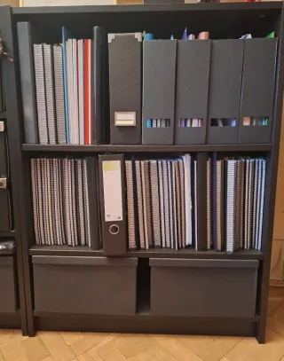 2 Estanterías Ikea color negro-marrón